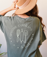 Load image into Gallery viewer, Custom cookies &amp; bakes (back logo)

