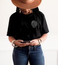 Load image into Gallery viewer, Winky Whisk Skull t-shirt
